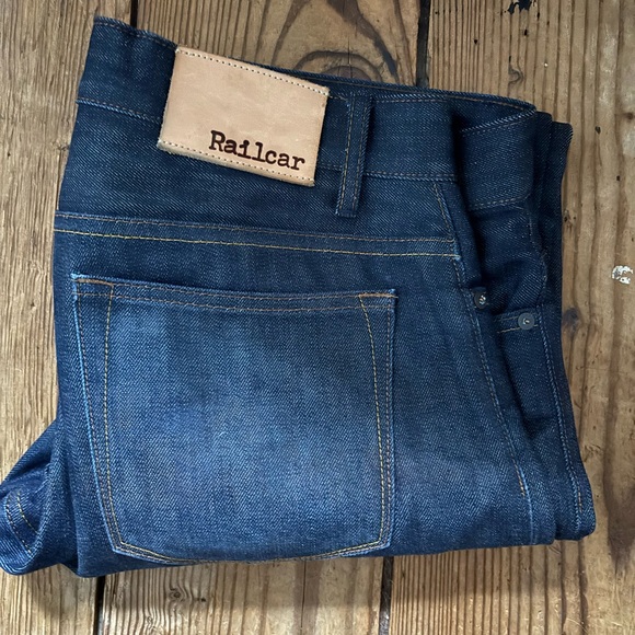 Railcar Fine Goods Denim Selvedge Jeans. Hardly worn. 36” x 32”. Beauties! - Picture 8 of 9